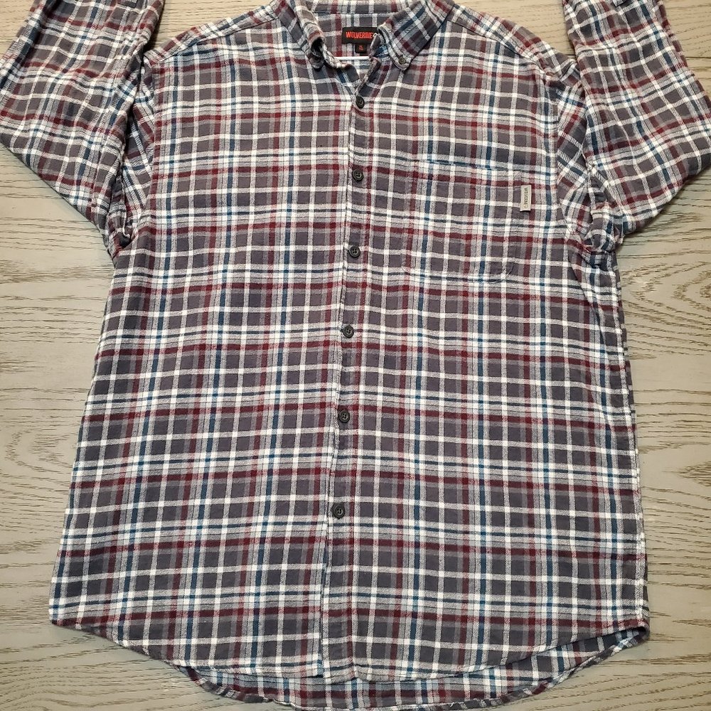Wolverine Super Soft Work Wear Flannel Size XL TG